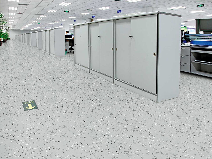 ESD vinyl flooring tiles anti-static conductive dissipative homogeneous pvc floor factory manufacturer producer supplier company in china